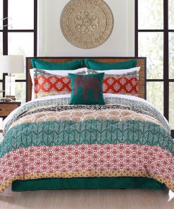 Bohemian Stripe 7 Piece Comforter Set