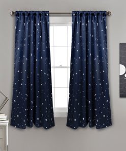 Star Blackout Window Curtain Set