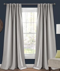 Insulated Back Tab Blackout Curtain Panel Set