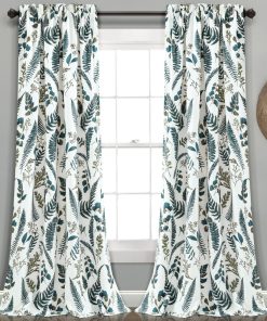 Devonia All Over Light Filtering Window Curtain Panel Set