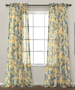 Dolores Sheer Window Curtain Panel Set