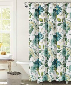 Floral Paisley Shower Curtain