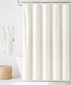 Jacquard Wave Shower Curtain