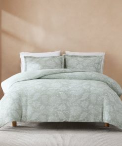 Floral Jacobean Gauze Jacquard Duvet Cover Set