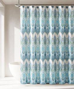Ikat Drops Shower Curtain
