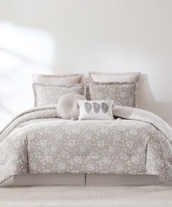 Zara Floral Block Cotton Comforter 8Pc Set