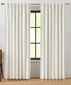 Capstone Whisper Blackout Window Curtain Panels Pair