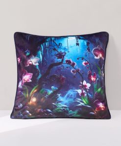 Fantasy Orchids Decorative Pillow