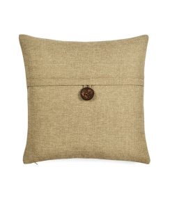 Linen Texture Woven Button Decorative Pillow Cover