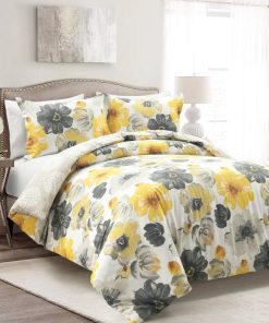 Leah Reversible Cotton Duvet Cover 3 Piece Set