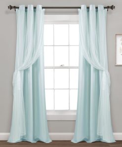 Cottage Polka Dot Sheer Window Curtain