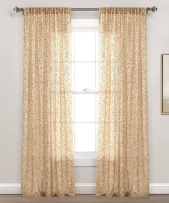 Ballgown Glam Sparkle Sequins Window Curtain Panel
