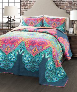 Boho Chic Quilt 3 Piece Set