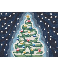 Frontporch Xmas Tree Indoor/Outdoor Mat