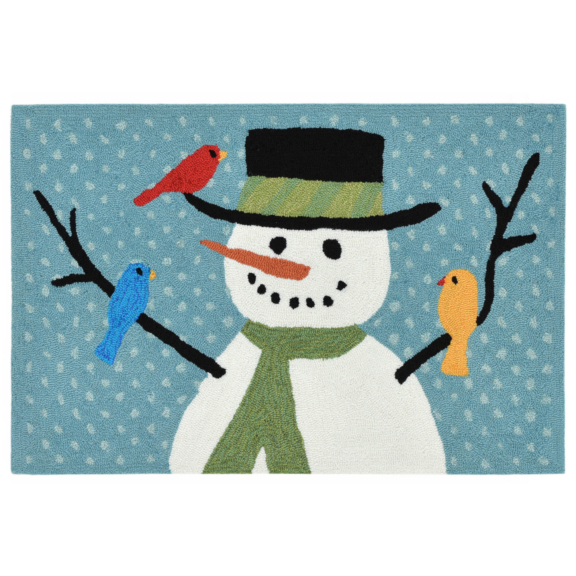 Frontporch Snowman And Friends Indoor/Outdoor Mat