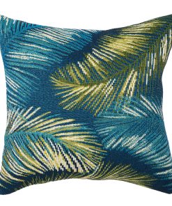 Marina Palm Border Indoor/Outdoor Pillow