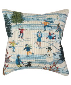 Marina Gone Skating Indoor/Outdoor Pillow