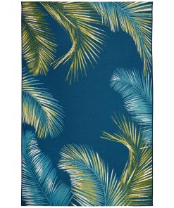Marina Palm Border Indoor/Outdoor Area Rug