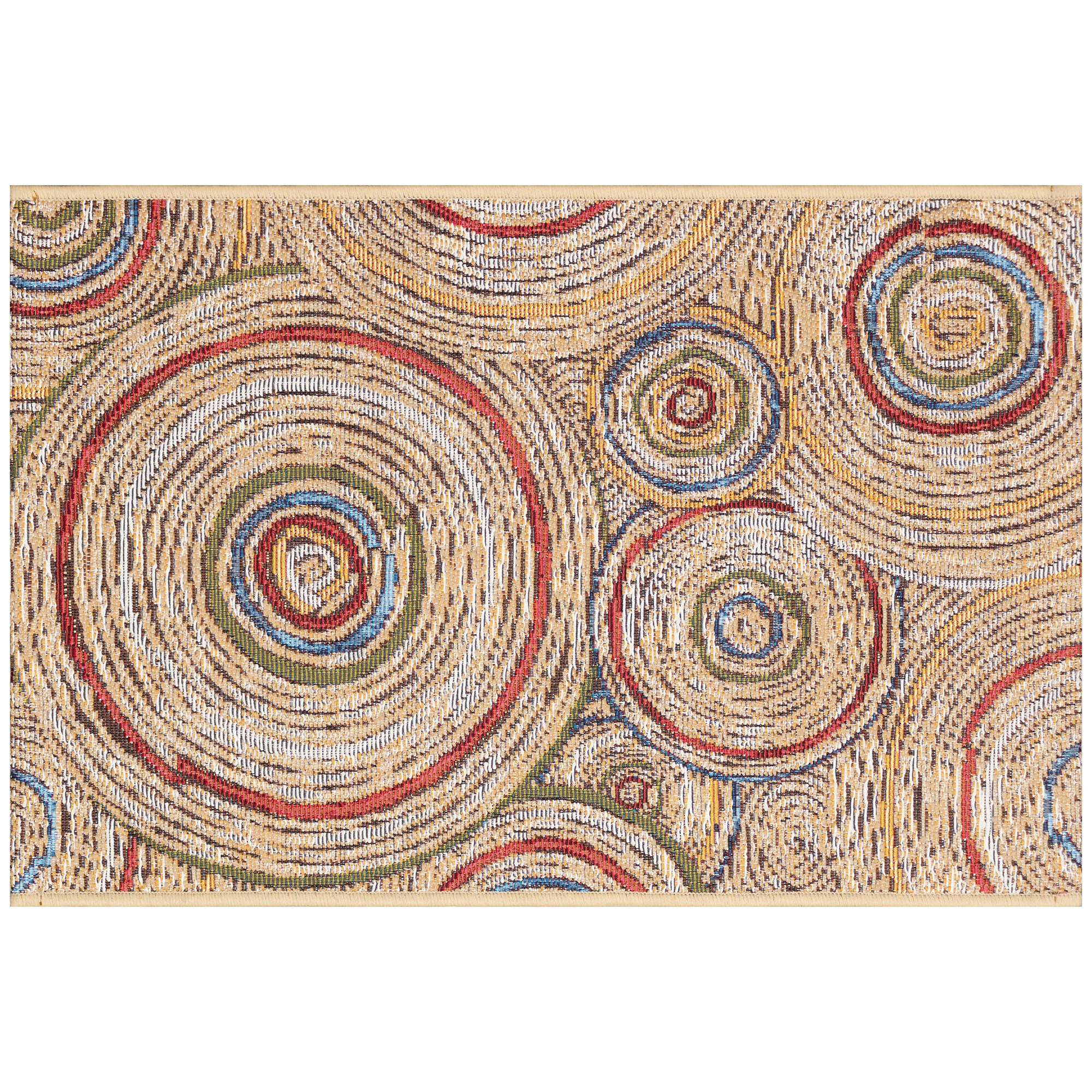 Esencia Basket Circles Indoor/Outdoor Mat